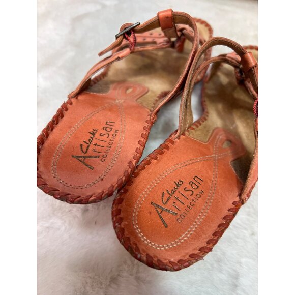 Clark’s Artisan Sago wedge sandal women size 6 M - Picture 7 of 9